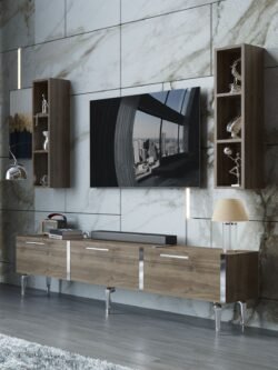 Festival Tv Ünitesi S3004-2-Y1-D1 Silver Ceviz