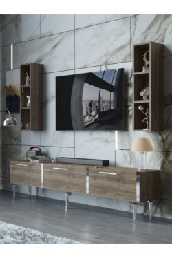 Festival Tv Ünitesi S3004-2-Y1-D1 Silver Ceviz
