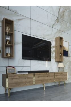 Festival Tv Ünitesi G3004-2-Y1-D1 Gold Ceviz