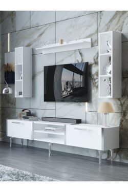 Festival Tv Ünitesi S3009-1-Y1-D1 Silver Beyaz