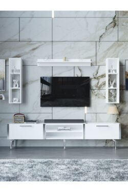 Festival Tv Ünitesi S3009-1-Y1-D1 Silver Beyaz