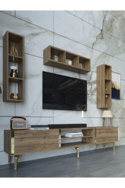Festival Tv Ünitesi G3006-2-Y1-D1 Gold Ceviz