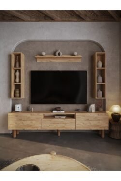 Festival Tv Ünitesi BH3038-6 Çam Bohem Tv Sehpası