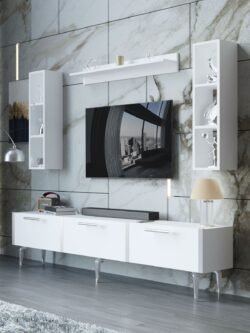 Festival Tv Ünitesi S3008-1-Y1-D1 Silver Beyaz