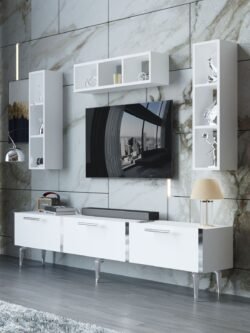Festival Tv Ünitesi S3007-1-Y1-D1 Silver Beyaz