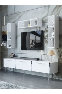 Festival Tv Ünitesi S3007-1-Y1-D1 Silver Beyaz