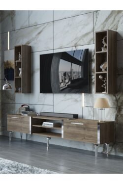 Festival Tv Ünitesi S3000-2-Y1-D1 Silver Ceviz