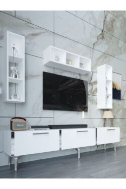 Festival Tv Ünitesi S3007-1-Y1-D1 Silver Beyaz