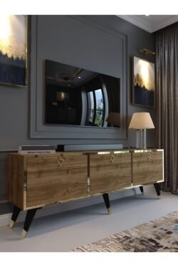 Festival Gold Tv Sehpası GP-M1001-2 Ceviz Minifiks Bağlantı
