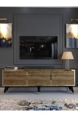 Festival Gold Tv Sehpası GP-M1001-2 Ceviz Minifiks Bağlantı