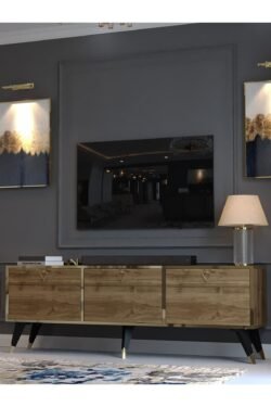 Festival Gold Tv Sehpası GP-M1001-2 Ceviz Minifiks Bağlantı
