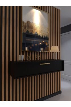 Lüks Dresuar Siyah - Gold Kulp