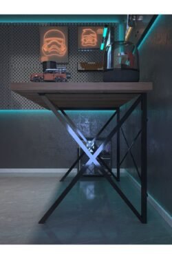 Profesyonel Oyuncu Masası DA46005-2-140 Ceviz 36 mm Kalınlık - 140 X 90 cm