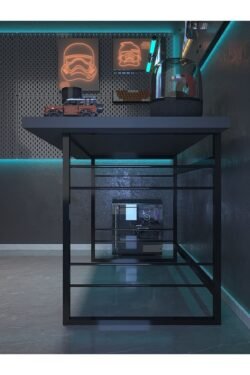 Profesyonel Oyuncu Masası DA46004-4-140 Antrasit 36 mm Kalınlık - 140 X 90 cm