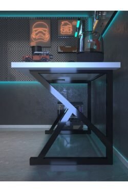 Profesyonel Oyuncu Masası DA46002-1-180 Beyaz 36 mm Kalınlık - 180 X 90 cm