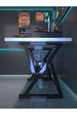Profesyonel Oyuncu Masası DA46001-1-180 Beyaz 36 mm Kalınlık - 180 X 90 cm