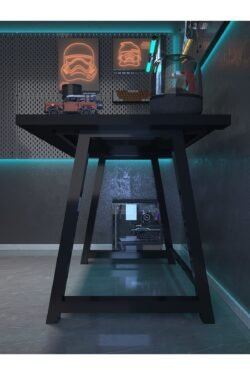 Profesyonel Oyuncu Masası DA46003-7-160 Siyah 36 mm Kalınlık - 160 X 90 cm