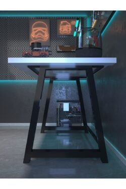 Profesyonel Oyuncu Masası DA46003-1-160 Beyaz 36 mm Kalınlık - 160 X 90 cm