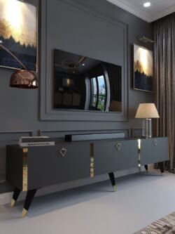 Festival Tv Sehpası G3817-4 Antrasit Gold