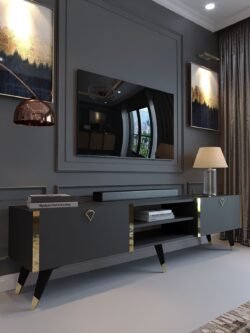 Festival Tv Sehpası G3830-4 Antrasit Gold