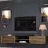 Festival Duvara Monte Tv Sehpası Ceviz G10009-2 Gold