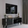 Festival Tv Sehpası S6307-4 Antrasit Silver detaylı Minifiks Bağlantı Tv Ünitesi