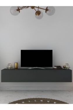 Duvara Monte Tv Sehpası Antrasit S6200-4
