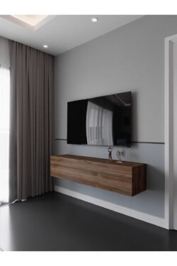 Duvara Monte Tv Sehpası Ceviz S6205-2