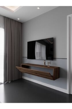 Duvara Monte Tv Sehpası Ceviz S6205-2