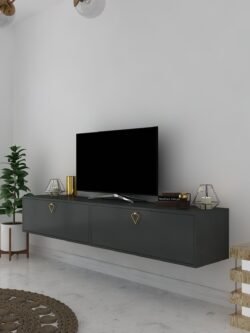Duvara Monte Tv Sehpası Antrasit S6201-4