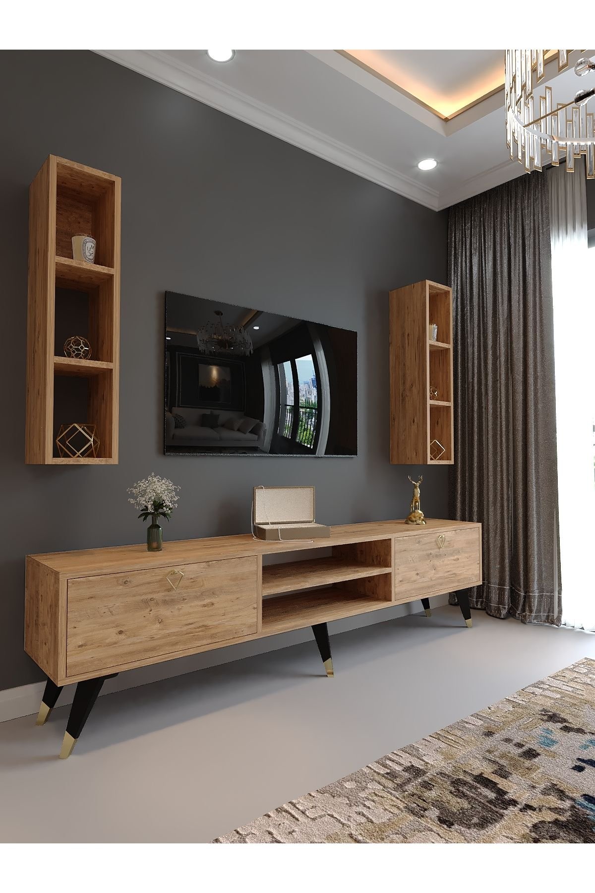 Festival Tv Ünitesi Gold G23000-6 Çam