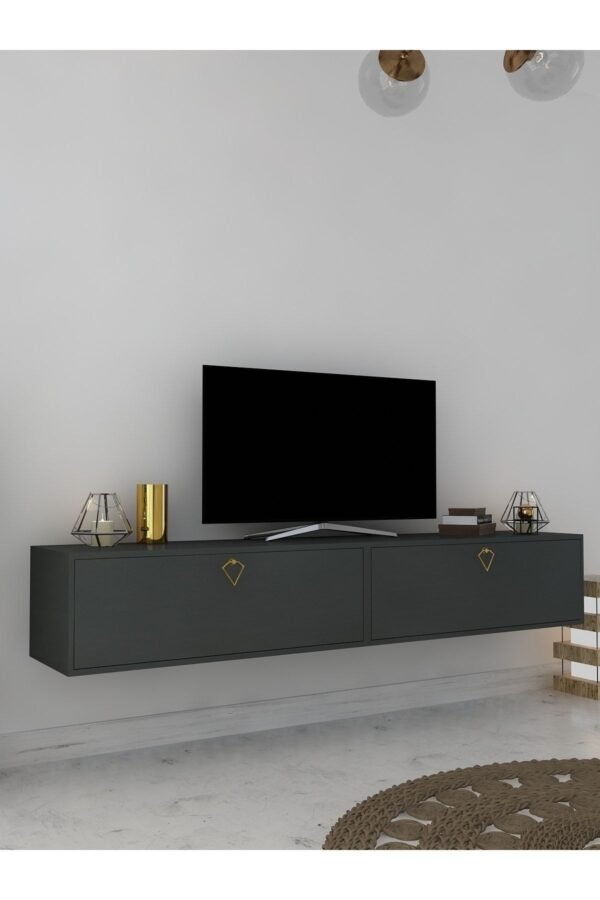 Duvara Monte Tv Sehpası Antrasit S6201-4