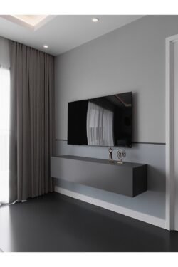 Duvara Monte Tv Sehpası Antrasit S6205-4