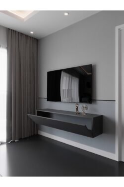 Duvara Monte Tv Sehpası Antrasit S6205-4