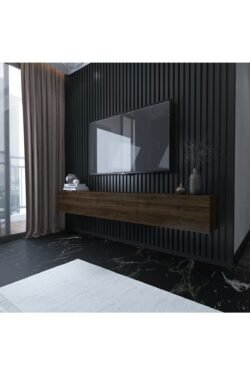 Duvara Monte Tv Sehpası Ceviz S6204-2