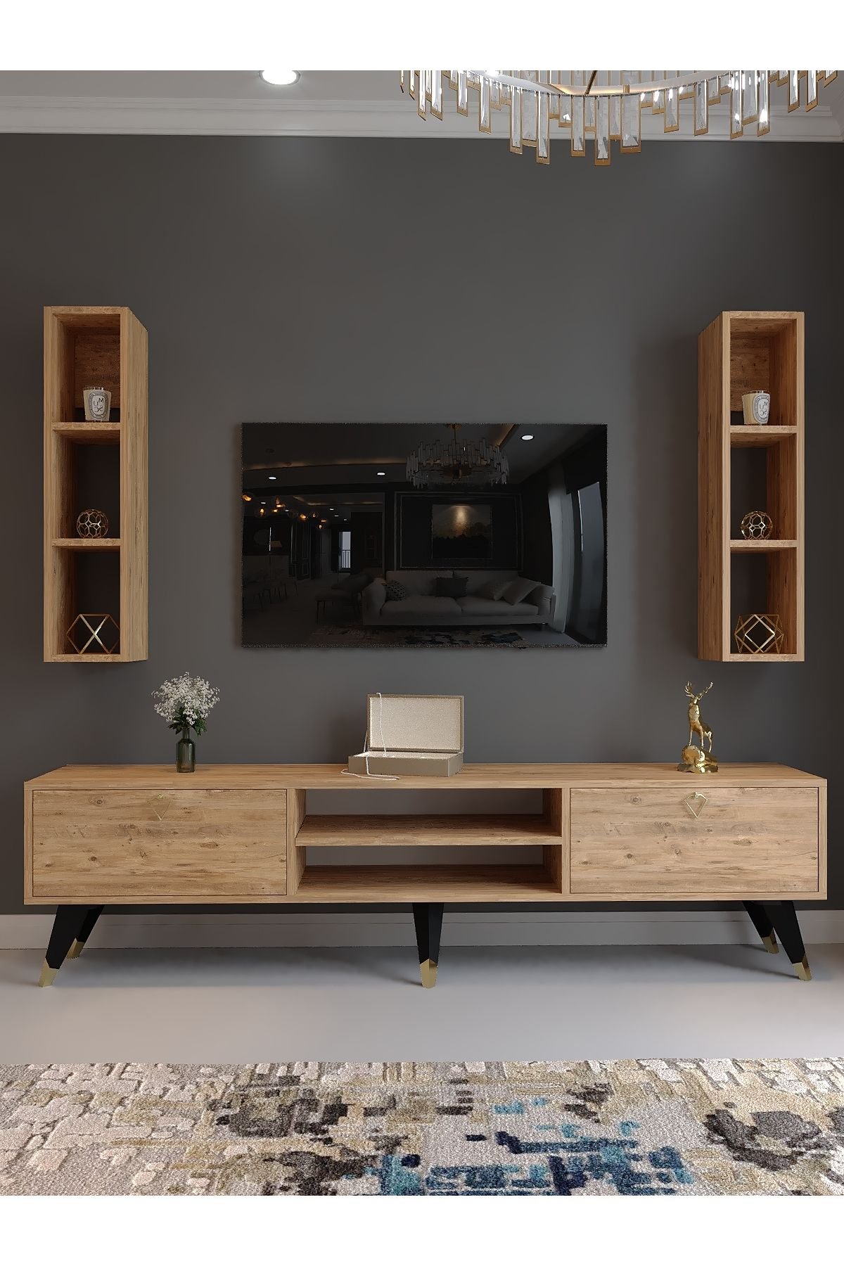 Festival Tv Ünitesi Gold G23000-6 Çam