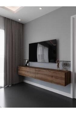 Duvara Monte Tv Sehpası Ceviz Q6106-2