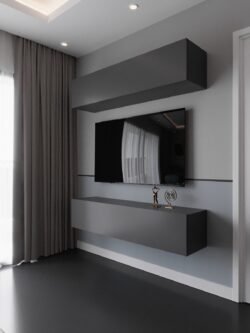 Duvara Monte Tv Sehpası Antrasit S6203-4