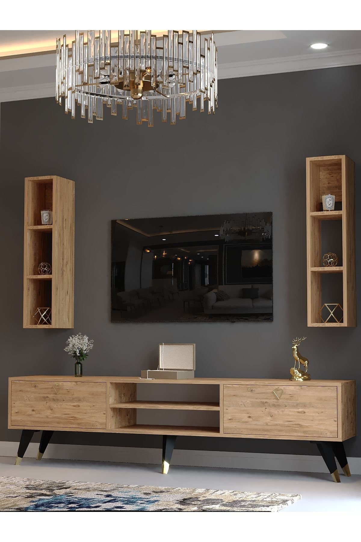 Festival Tv Ünitesi Gold G23000-6 Çam