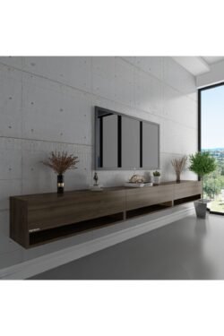 Duvara Monte Tv Sehpası Ceviz S6103-2