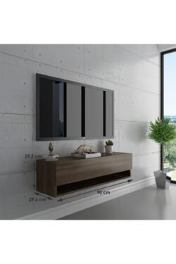 Duvara Monte Tv Sehpası Ceviz S6101-2