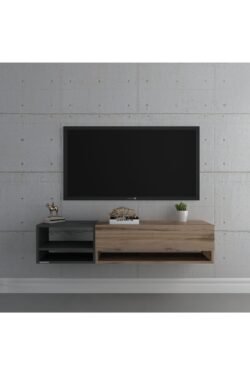 Duvara Monte Tv Sehpası Çırağan Antrasit S6105-3