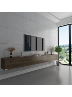 Duvara Monte Tv Sehpası Ceviz S6108-2