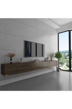 Duvara Monte Tv Sehpası Ceviz S6108-2