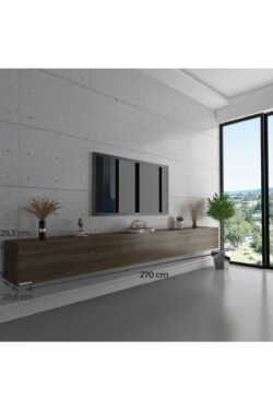 Duvara Monte Tv Sehpası Ceviz S6108-2