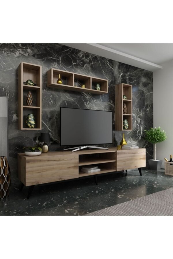 Ideal Tv Ünitesi + Duvar Raflı Q7806-3 Çırağan