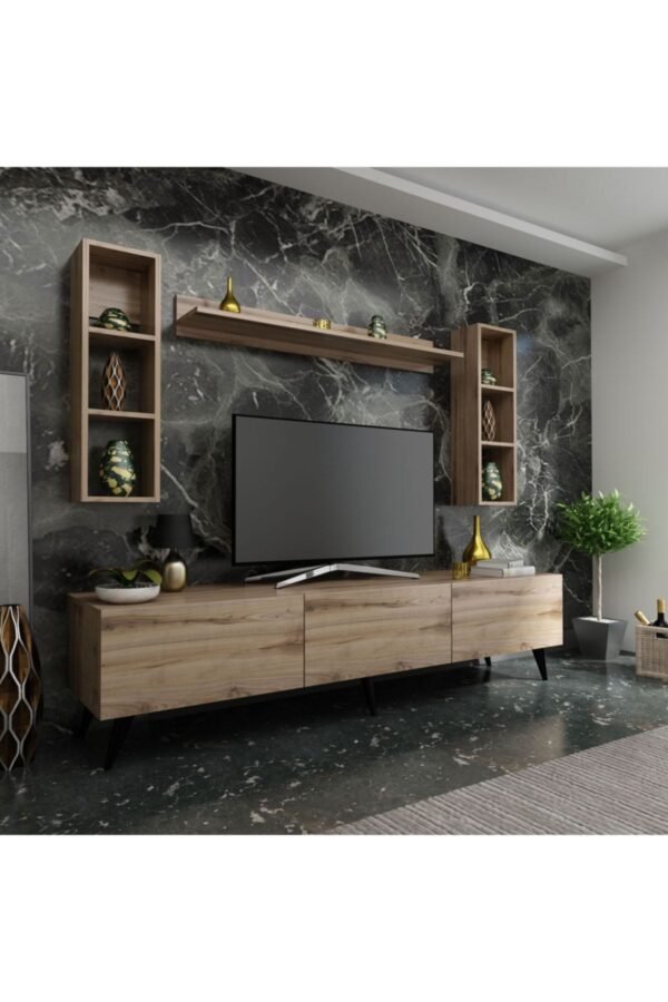 Ideal Tv Ünitesi Duvar Raflı Q7808-3 Çırağan