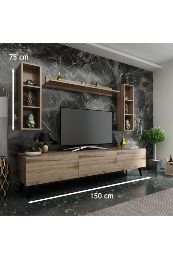 Ideal Tv Ünitesi Duvar Raflı Q7808-3 Çırağan