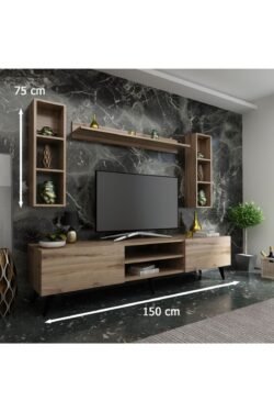 Ideal Tv Ünitesi Duvar Raflı Q7809-3 Çırağan