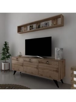 Kulplu Dolaplı Modern Tv Sehpası Q3029-3